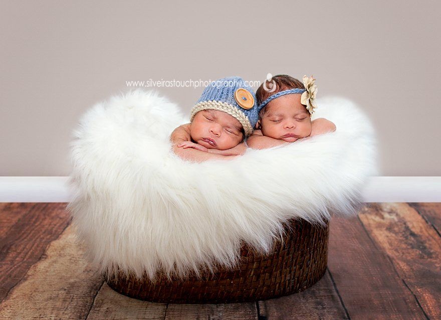 Nutley NJ twin newborn photography