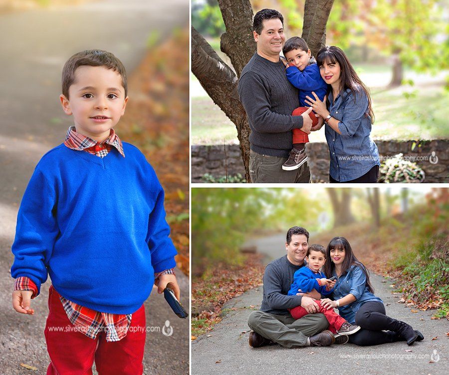 Family Photo at outdoor park in Verona NJ