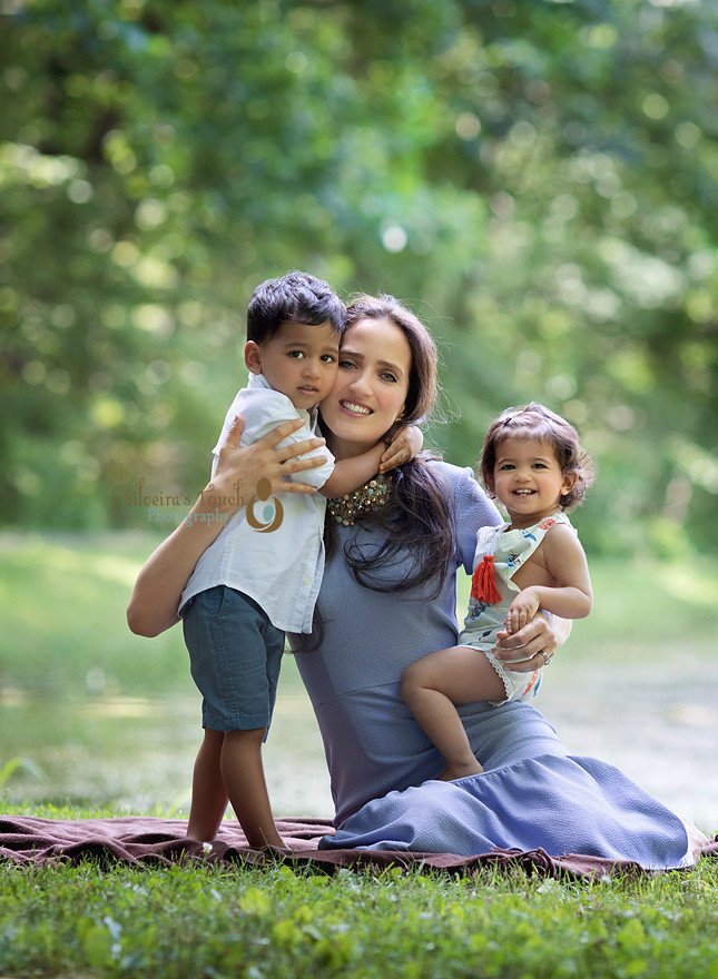 mom photography in park