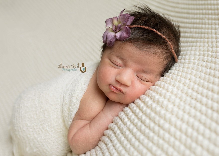 S. Orange NJ newborn baby girl session