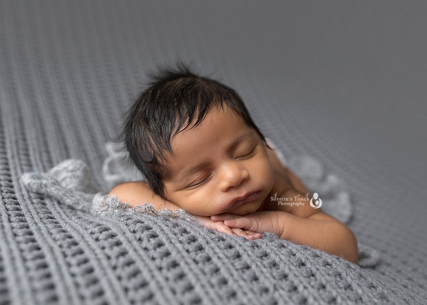 Newborn photography NJ sleeping boy