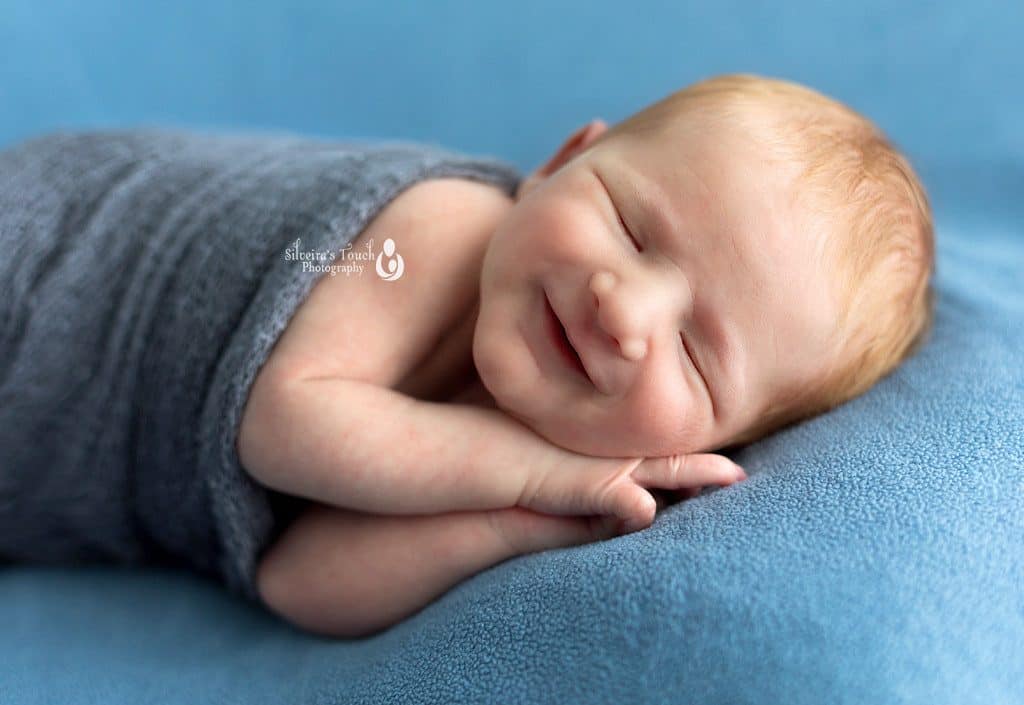 newborn baby smile photo Mt. Olive NJ