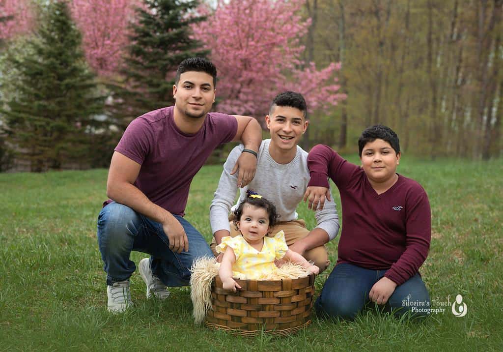 Mount Olive NJ family photo shoot outdoors
