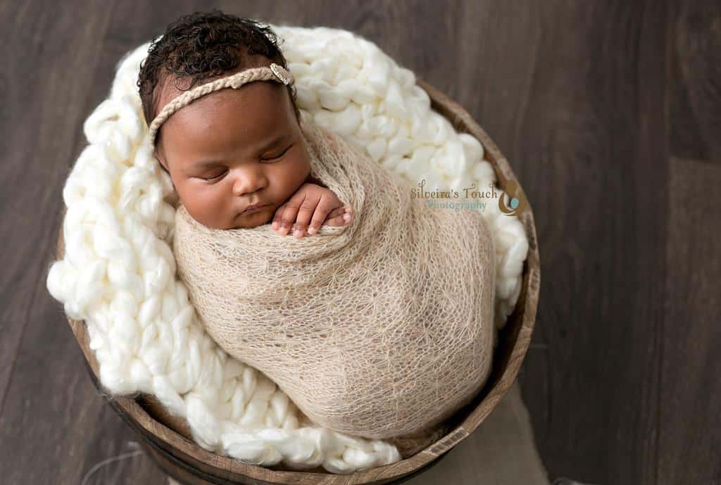 Older Newborn baby photography session in New jersey