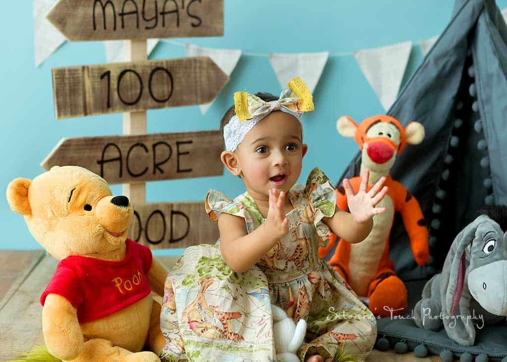 baby girl smiling and clapping