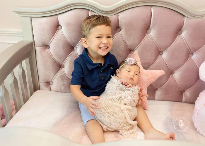 newborn sibling photographer rockaway nj