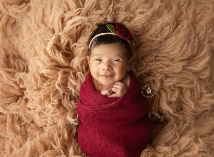 nj newborn photographer baby girl