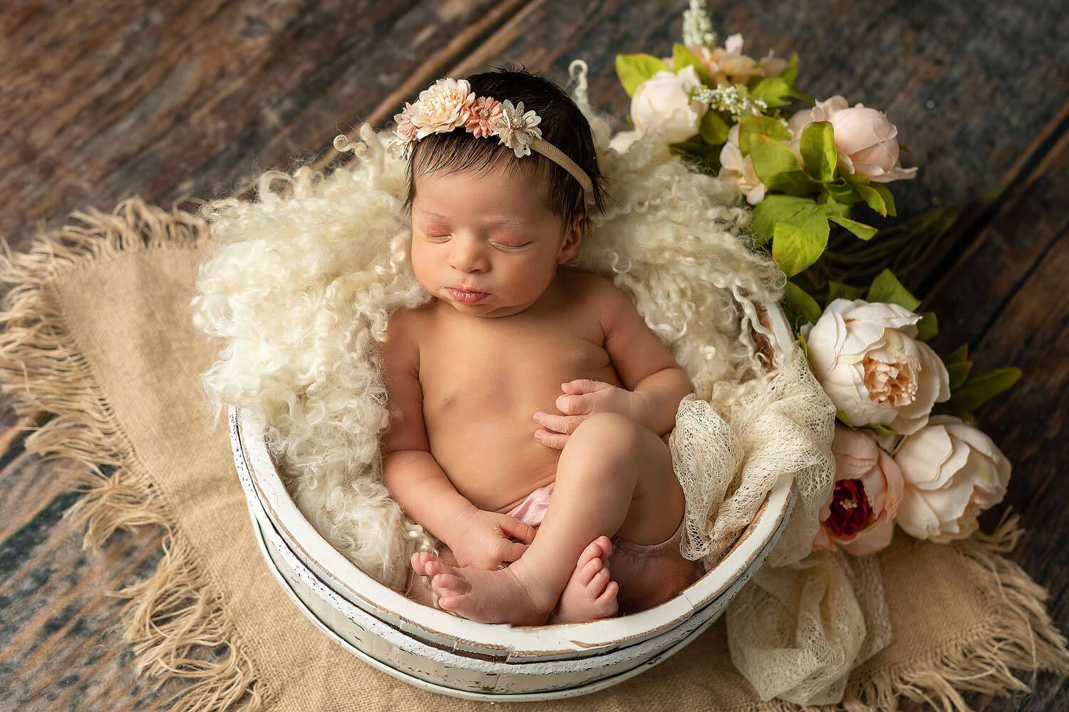 North jersey newborn family photos