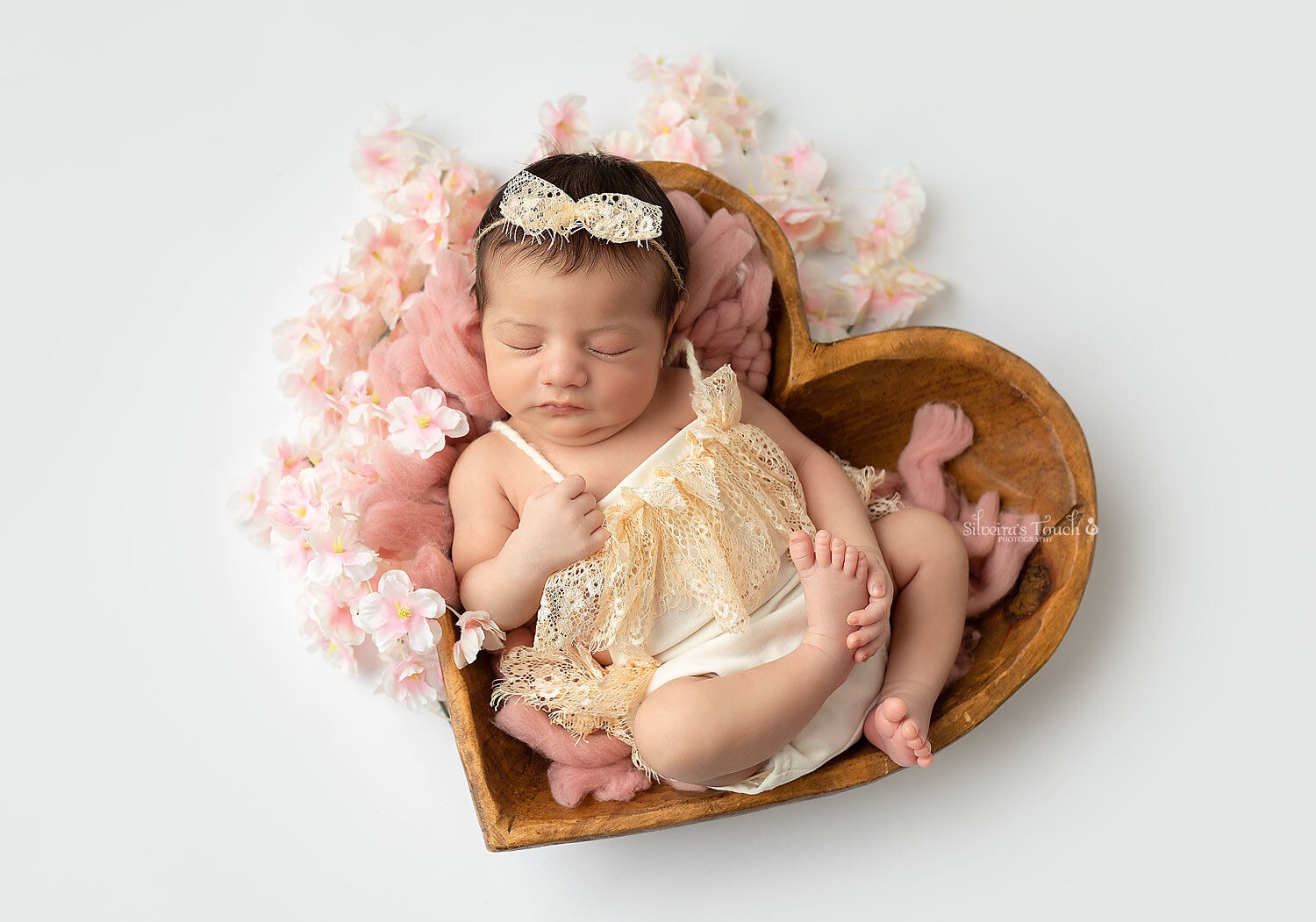 Baby girl newborn photography