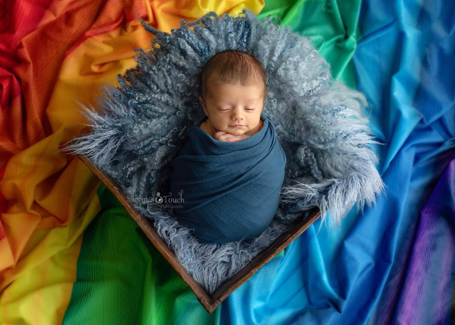 NJ newborn rainbow baby boy
