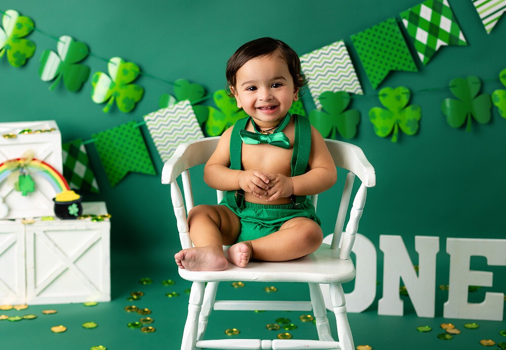 St. Patty's birthday theme session