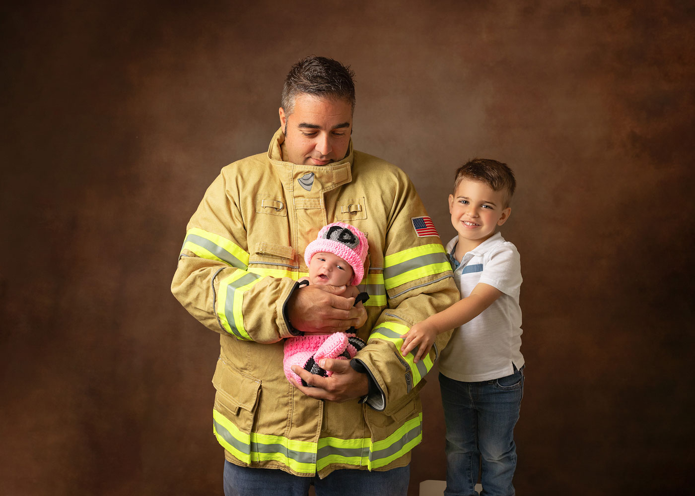 Best daddy and baby pictures firefighter